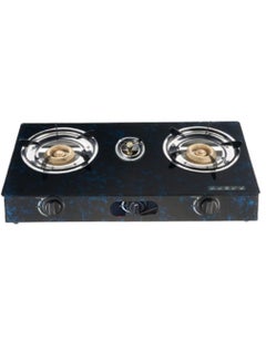 KRAWN Auto Ignition Gas Stove 3 Burner | Stylish Glass Top & Energy Efficient Cooking 4346 Black  - Image 1