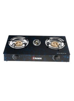 KRAWN Auto Ignition Gas Stove 3 Burner | Stylish Glass Top & Energy Efficient Cooking 4346 Black  - Image 5