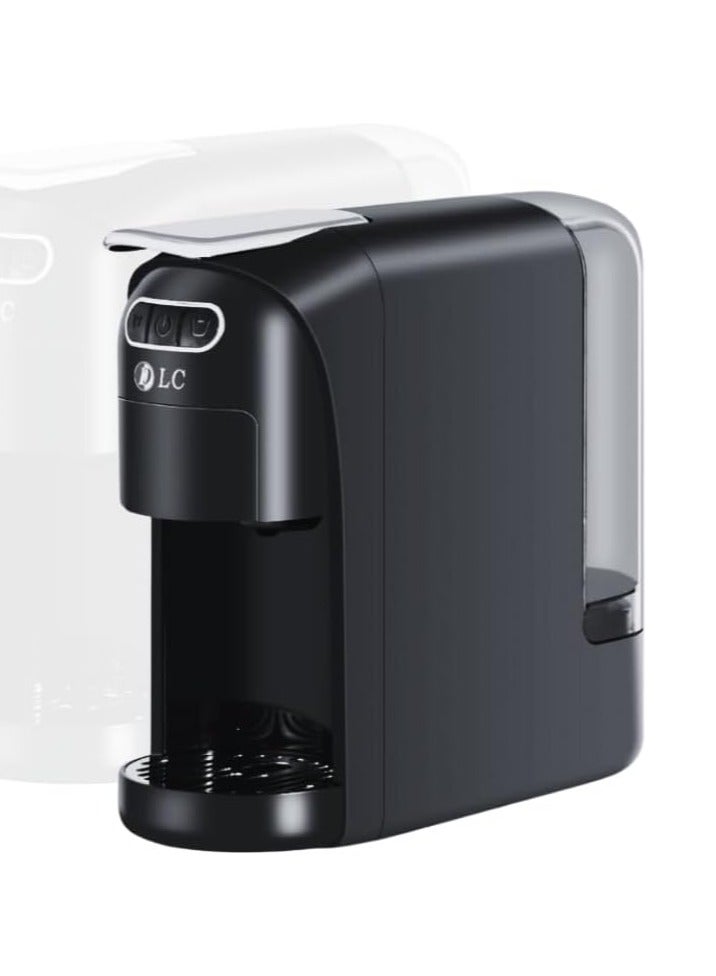 دي إل سي  آلة قهوة 3 في 1 (700 مل، 1400 واط) – صانعة إسبريسو وكابتشينو ولاتيه، ضغط 15 بار، مدمجة، متينة وسهلة الاستخدام - Image 1