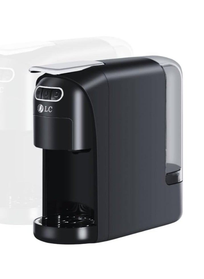 دي إل سي  آلة قهوة 3 في 1 (700 مل، 1400 واط) – صانعة إسبريسو وكابتشينو ولاتيه، ضغط 15 بار، مدمجة، متينة وسهلة الاستخدام - Image 3