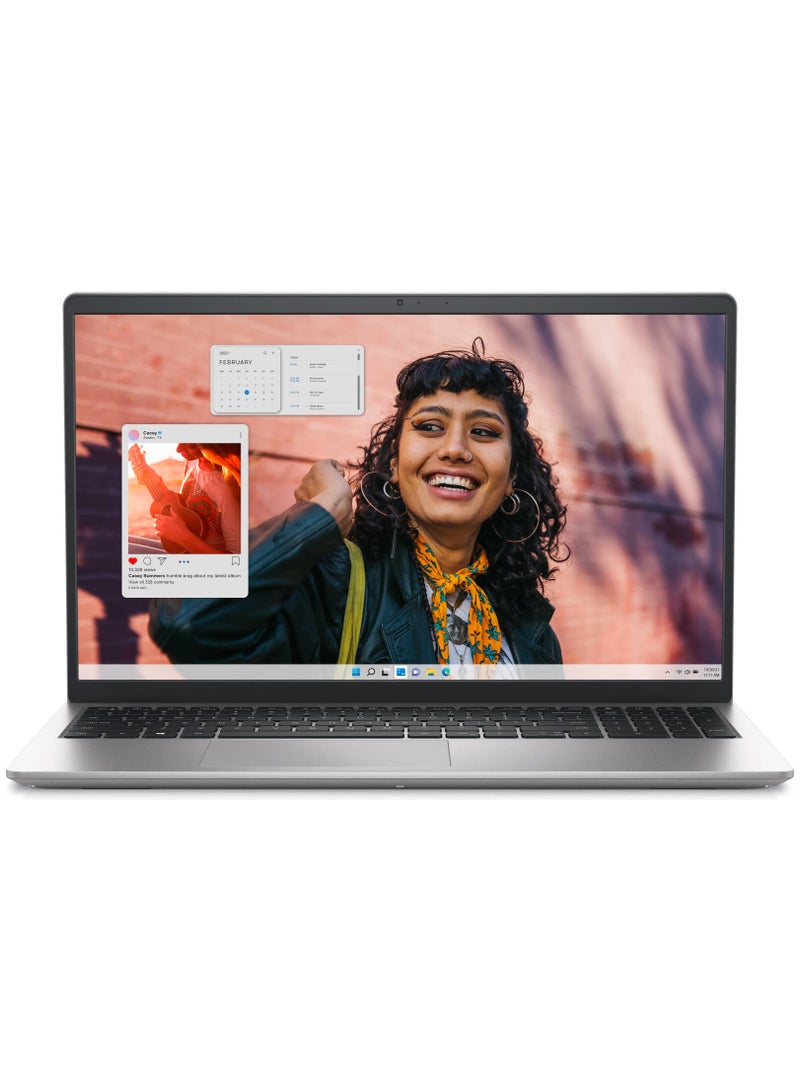 DELL - Inspiron 15 3530 Laptop, 15.6" FHD 120Hz Display, Intel Core i7-1355U, 16GB RAM, 1TB SSD, Intel Iris Xe Graphics, Windows 11 Pro 4FX7P English Platinum Silver - Image 1