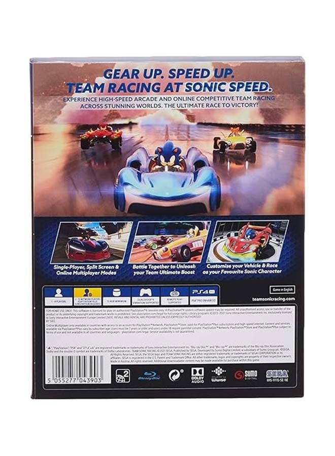 Sega Team Sonic Racing - 30th Anniversary Edition - PlayStation 4 (PS4) - Image 2