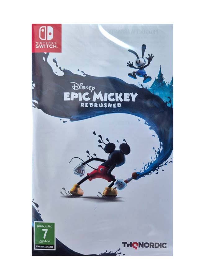 THQNORDIC Disney Epic Mickey: Rebrushed (KSA Version) - Nintendo Switch - Image 1