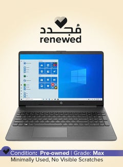 HP Renewed - 15-DW3001CA Laptop With 15.6-Inch UHD Display,Intel Core i3-1115G4/Intel UHD 600 Graphics/Dual Core/11th Gen/8GB RAM/256GB SSD/Windows 11 English Black  - Image 1