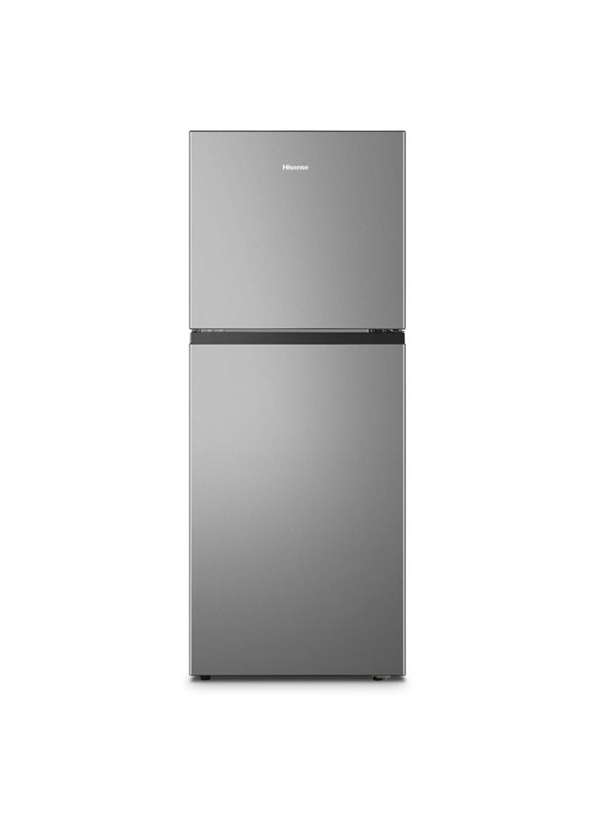 Hisense 264L Gross /203L Net Capacity  Top-mount Refrigerator , Right open, Total No frost, Recessed Handle RT3N264NAI Silver - Image 1