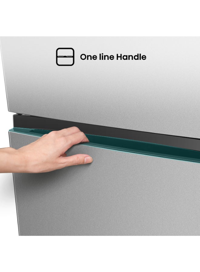 Hisense 264L Gross /203L Net Capacity  Top-mount Refrigerator , Right open, Total No frost, Recessed Handle RT3N264NAI Silver - Image 5