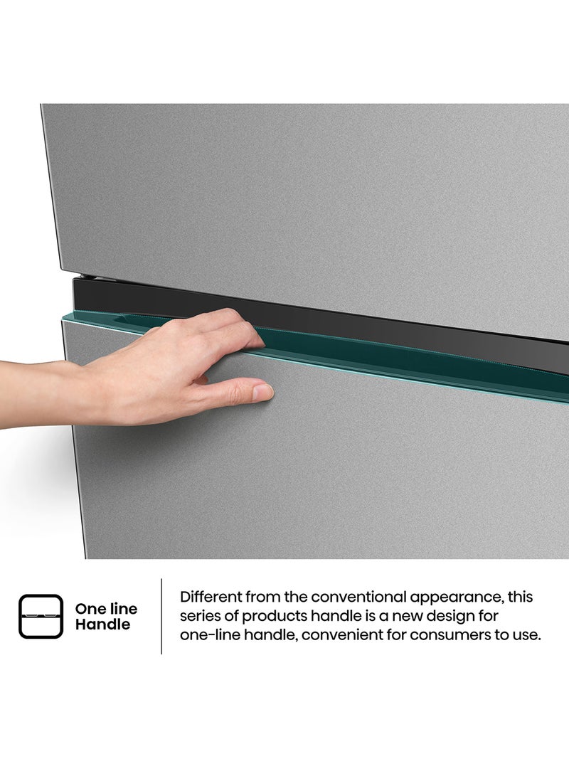 هايسنس ثلاجة علوية بسعة إجمالية 264 لتر / صافي 203 لتر، فتح من اليمين، بدون تجمد كلي، مقبض مدمج - Image 2