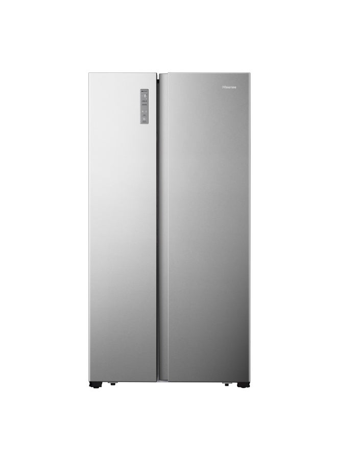 هايسنس 670 لتر سعة إجمالية / 550 لتر سعة صافية ثلاجة جانبية، بدون تجميد كلي، عاكس، تدفق هواء متعدد، تبريد فائق - Image 2