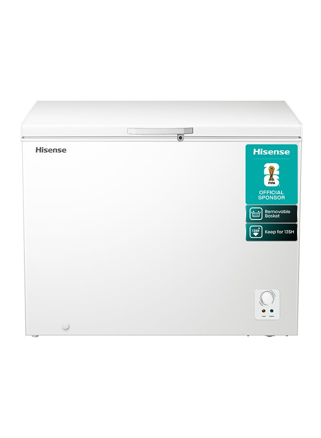 Hisense 190L Gross Capacity/ 136 Chest Freezer with inner glass door,LED Lighting,Mechanical Temperature control 0.07 kW FC-19DT4SAW2 White - Image 1