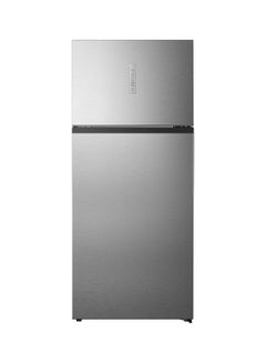 Hisense 599L Gross/ 466L Net Capacity  Top-mount Refrigerator, Inverter Technology,Total  No frost, recessed handle RT3N599NAI Silver  - Image 1