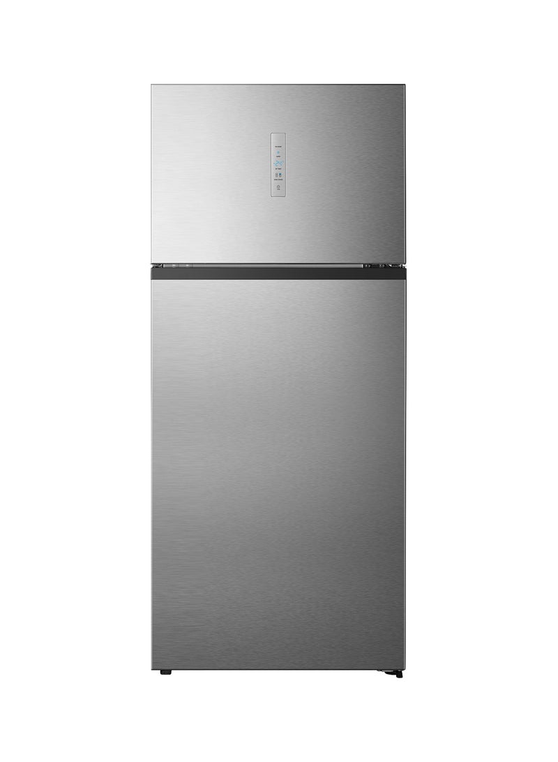 Hisense 599L Gross/ 466L Net Capacity  Top-mount Refrigerator, Inverter Technology,Total  No frost, recessed handle RT3N599NAI Silver  - Image 1