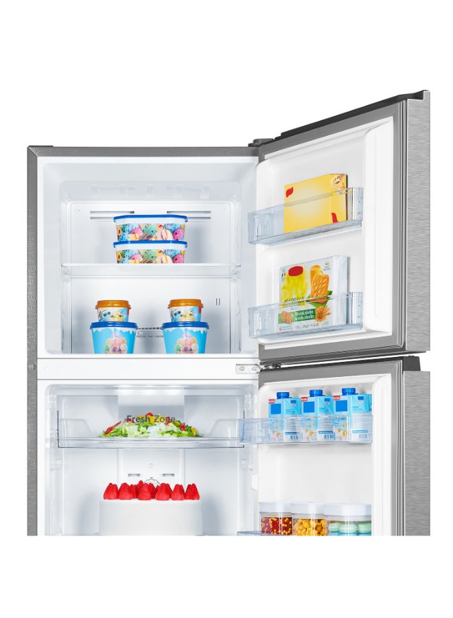 Hisense 418L Gross/326L Net Capacity ,Top-mount Refrigerator , With Inverter Technology,Right open,  Total No frost With recessed handle RT3N418NAI Silver - Image 5
