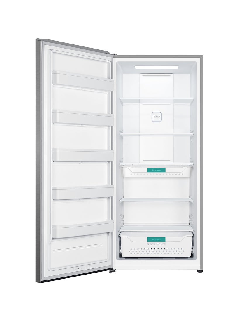 Hisense - 769 Gross/592 Net Capacity , Single Door Fridge,With Inverter,Left open DoorWith  Glass Shelf,  Total No frost, LED Touch Control FV3N769NAI Silver - Image 1