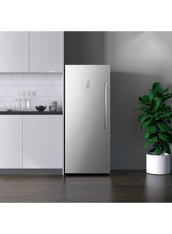 Hisense 509L Gross/385L Net Capacity  Single Door Fridge Total  No frost with external handle having  LED Touch Control FV3N509NAI Silver - Image 5