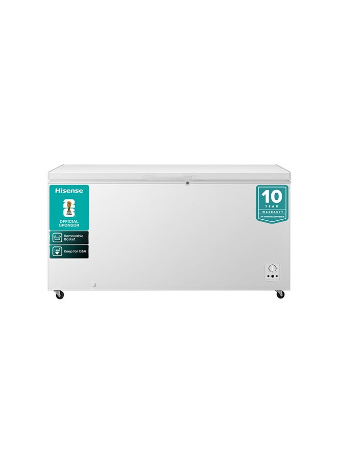 هايسنس ثلاجة صندوقية بسعة إجمالية 650 لتر/سعة صافية 500 لتر مع باب زجاجي داخلي، إضاءة LED، تحكم ميكانيكي في درجة الحرارة - Image 1