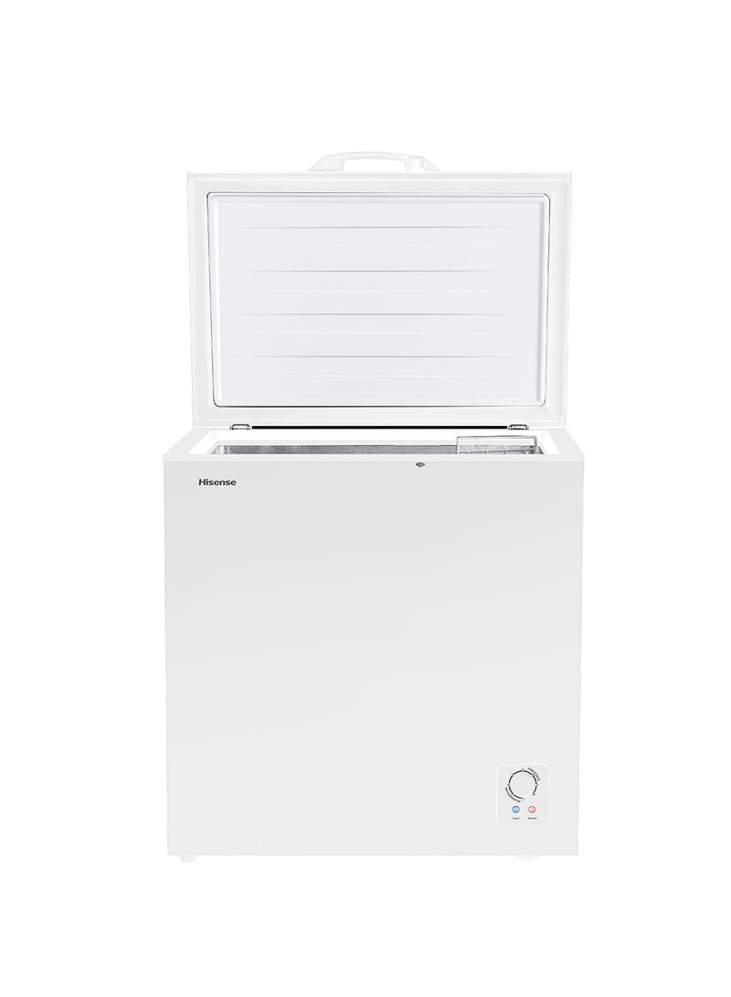 Hisense - 330L Gross Capacity/240L Net Capacity Chest Freezer with inner glass door,LED Lighting,Mechanical Temperature control 0.07 kW FC-33DT4SAW2 White - Image 1