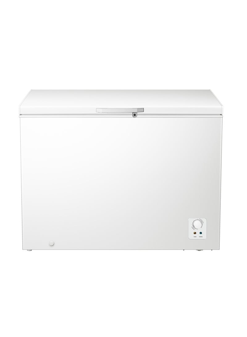 Hisense - 330L Gross Capacity/240L Net Capacity Chest Freezer with inner glass door,LED Lighting,Mechanical Temperature control 0.07 kW FC-33DT4SAW2 White - Image 1