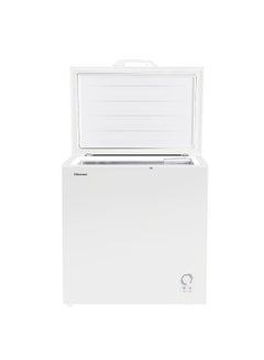 هايسنس 260L Gross Capacity /189L Net Capacity Chest Freezer with inner glass door,LED Lighting,Mechanical Temperature control 0.07 kW FC-26DT4SAW2 White  - Image 1