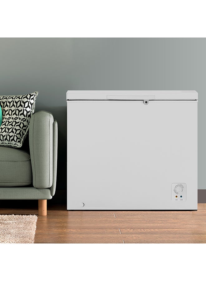 هايسنس ثلاجة تجميد سعة إجمالية 260 لتر / سعة صافية 189 لتر مع باب زجاجي داخلي، إضاءة LED، تحكم ميكانيكي في درجة الحرارة - Image 5