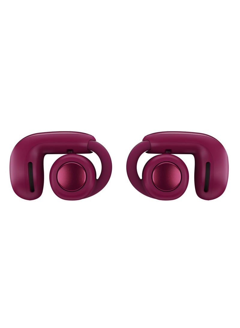 BOSE - Ultra Open Earbuds with OpenAudio Technology, Open Ear Wireless Earbuds Deep Plum - Image 1