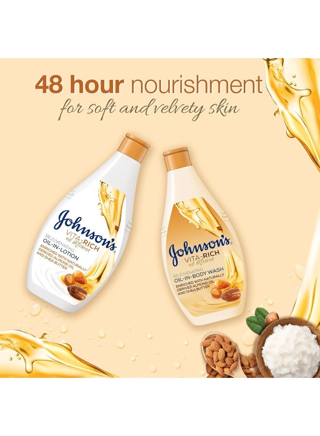 Johnson & Johnson Vita-Rich Oil-In-Lotion Rejuvenating 400 mlml - Image 2