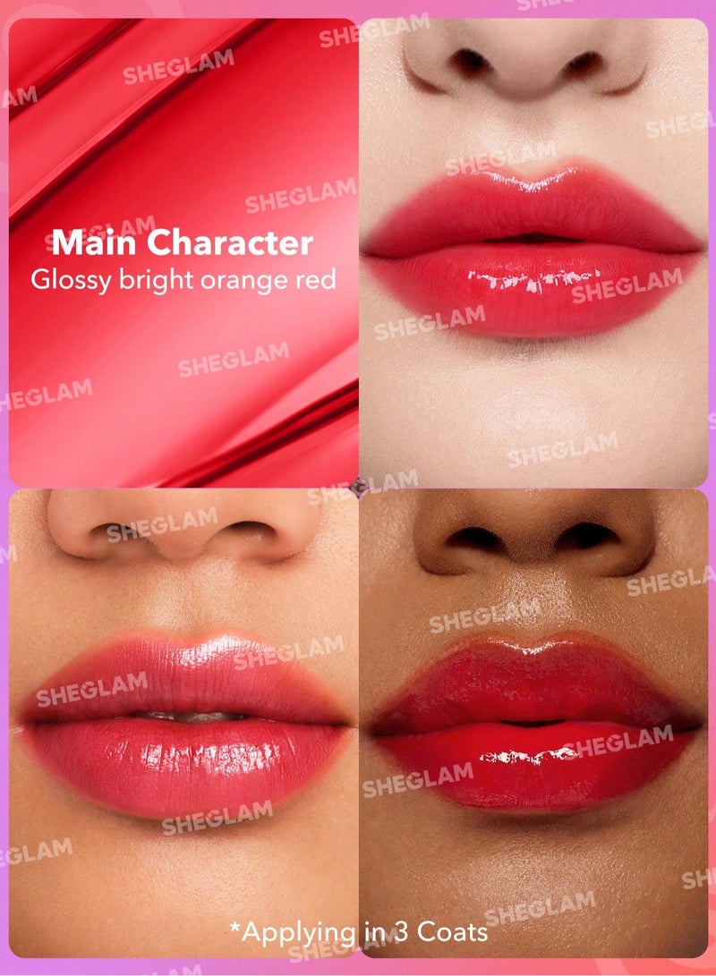 شيجلام - Mirror Kiss High-Shine Lipstick Main Character - Image 1