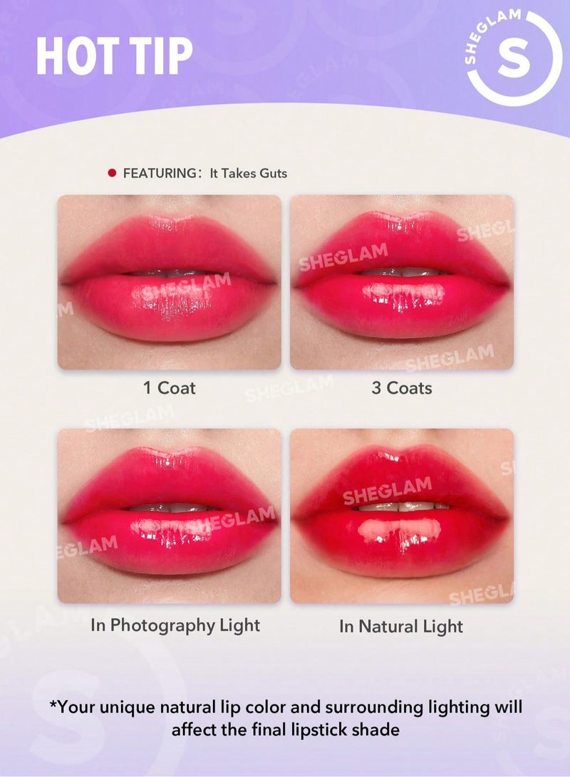 شيجلام - Mirror Kiss High-Shine Lipstick Main Character - Image 1