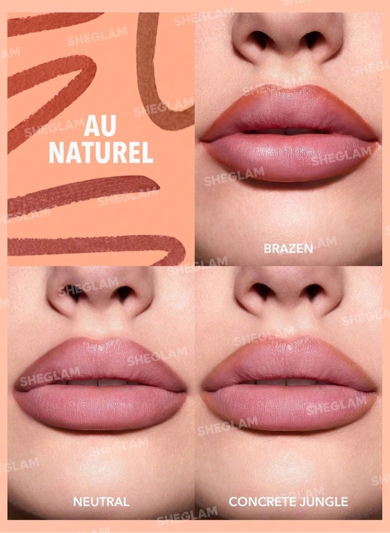 SHEGLAM So Lippy Lip Liner Set Au Naturel - Image 2