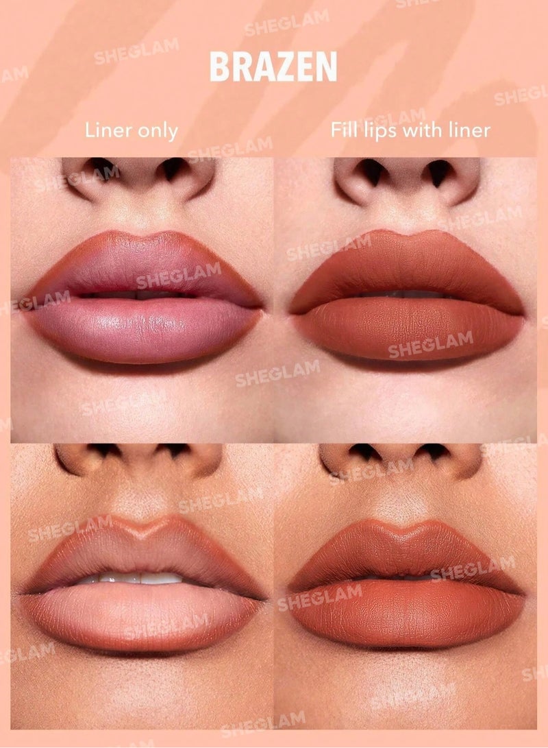 SHEGLAM So Lippy Lip Liner Set Au Naturel - Image 3