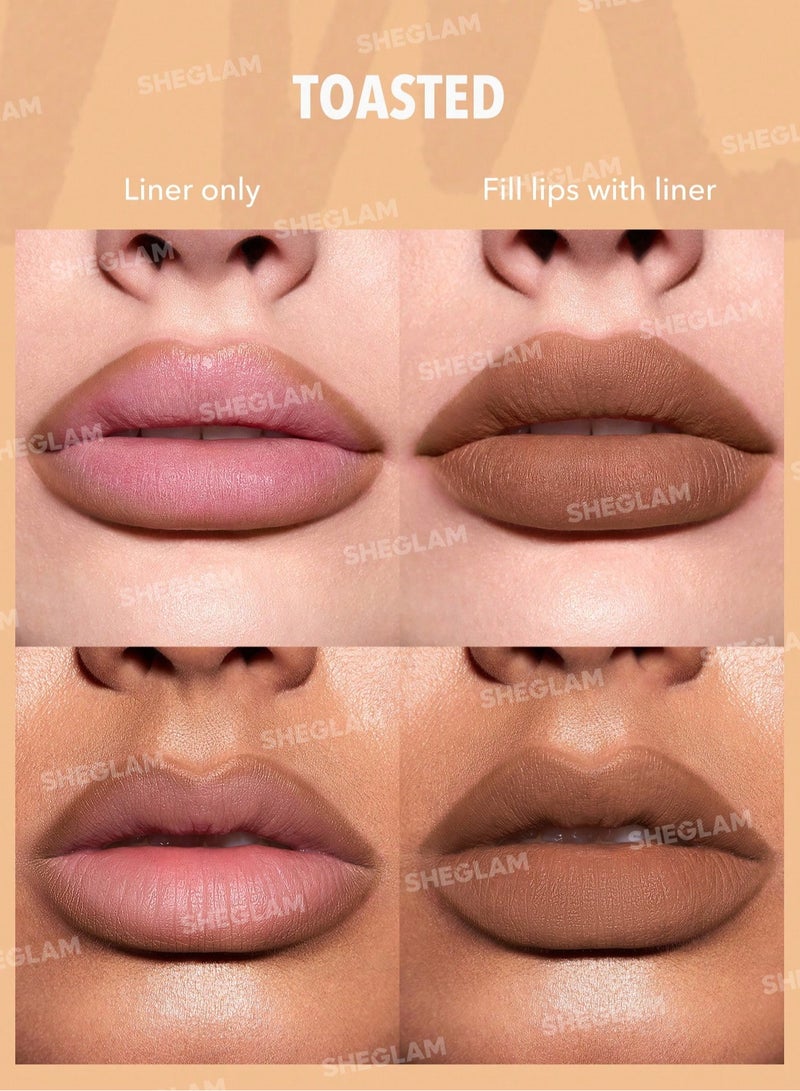 SHEGLAM So Lippy Lip Liner Set Espresso Kisses - Image 5