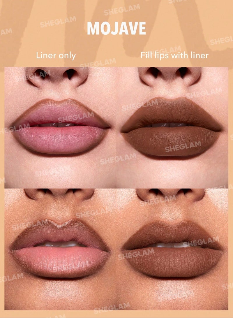 SHEGLAM So Lippy Lip Liner Set Espresso Kisses - Image 4