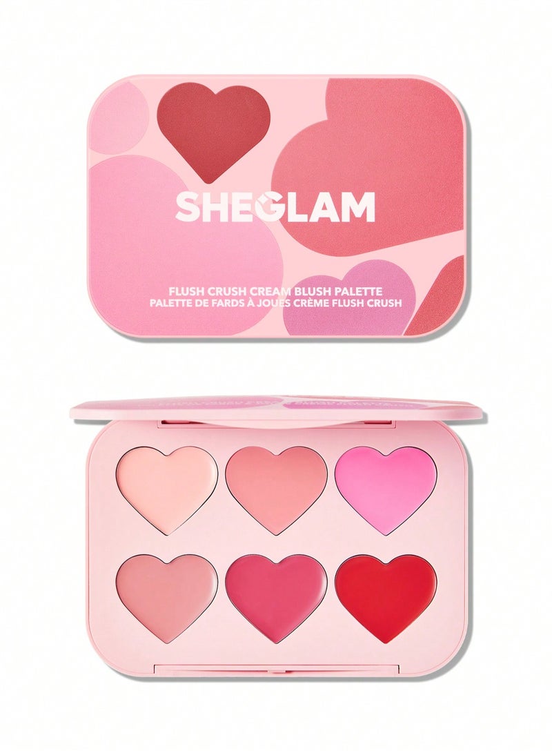 شيجلام Flush Crush Cream Blush Palette Blushing Bouquet  - Image 1