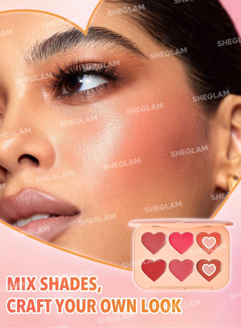 شيجلام Flush Crush Cream Blush Palette Cottage Core Garden  - Image 5