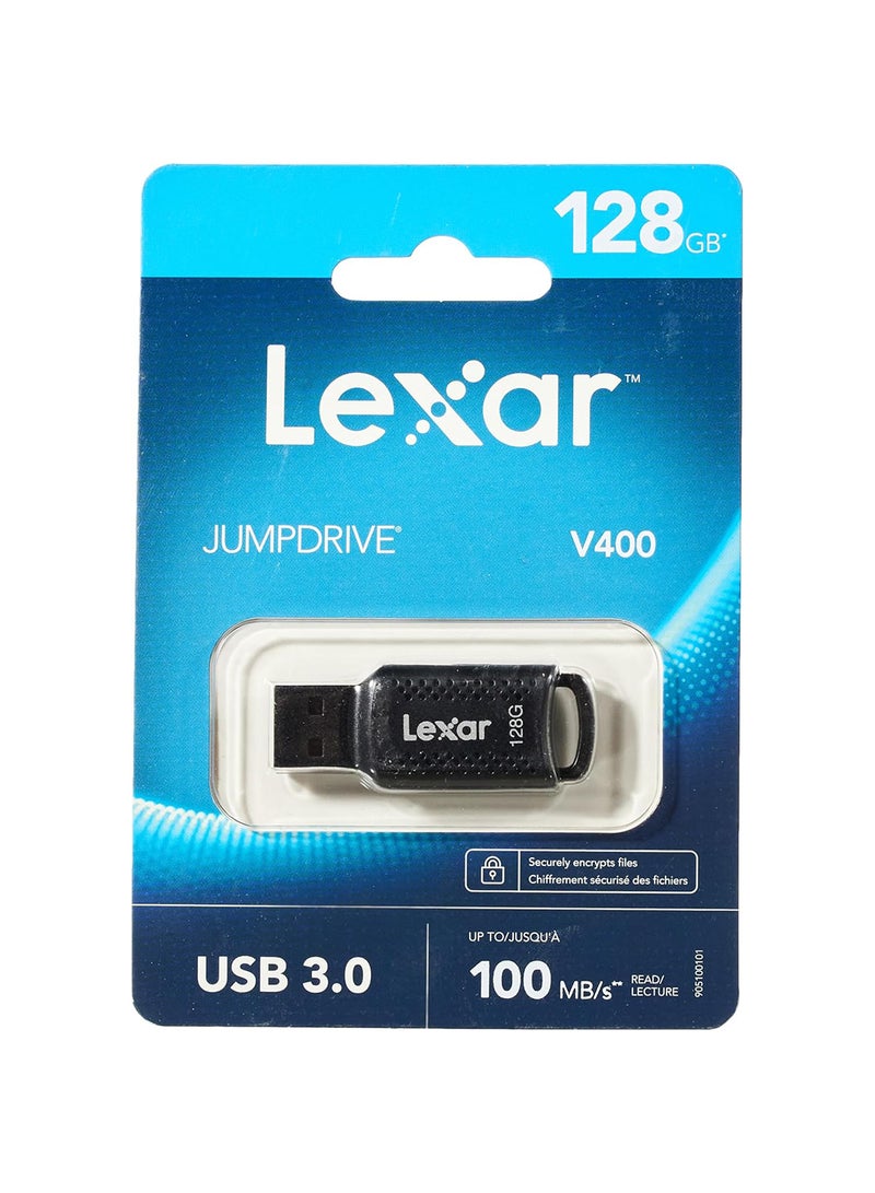Lexar 128GB JumpDrive® V400 USB 3.0 Flash Drive,  up to 100MB/s read 128 GB - Image 1