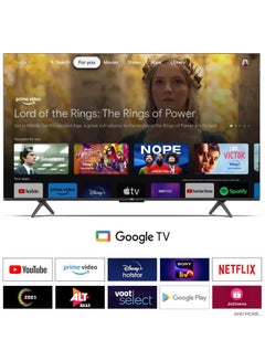 TCL 65 Inch 4K QLED Pro Smart Google TV, HDR 10+, Dolby Vision Atmos, 120Hz VRR+120Hz DLG, ONKYO 2.1ch, Slim & Uni-body Design (2024 Model) 65C61B BLACK  - Image 3