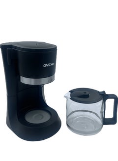 جي في سي برو Coffee Maker, Fast Heating, Removable Filter, Auto Shut-Off, Water Level Indicator - 1.2 L 680 W GVCM-1812 Black  - Image 5