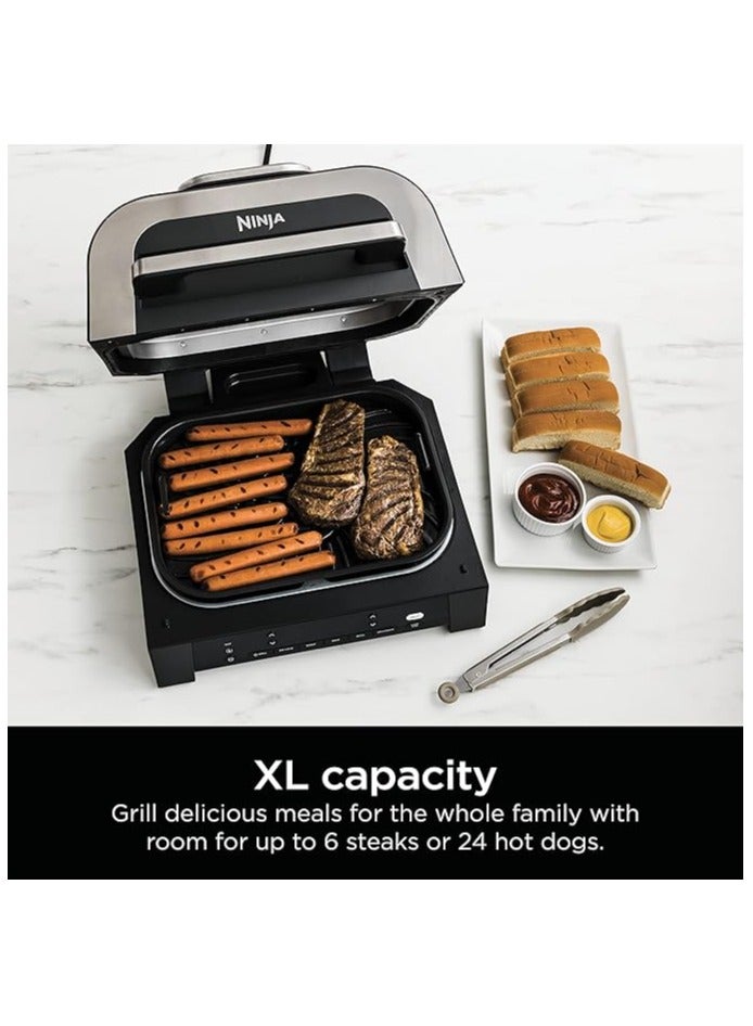 Ninja Foodi Smart XL 6-in-1 Indoor Grill With Air Fry, Roast, Bake, Broil, And Dehydrate, Foodi Smart Thermometer, 2nd Generation, 3.8 L 1760 W DG551ME Black/Silver  - Image 4
