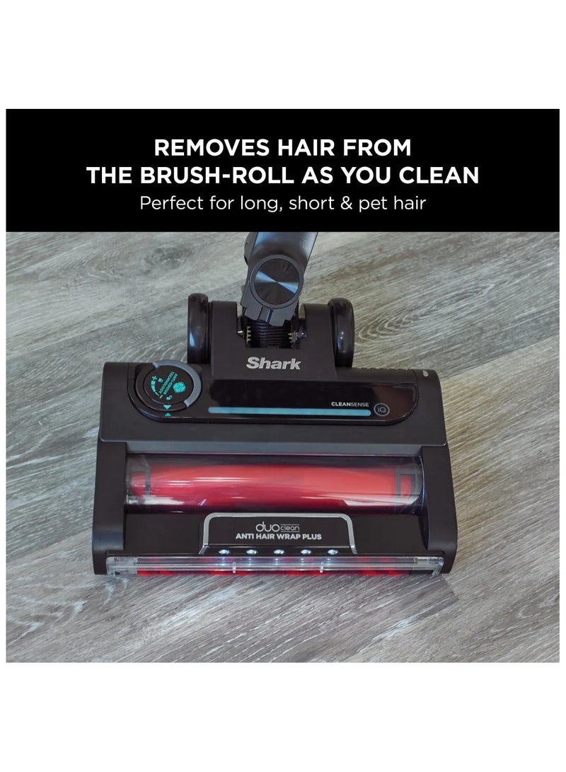 Shark - Stratos Cordless Stick Vacuum Cleaner With Anti Hair Wrap Plus And Clean Sense IQ, Single Battery, 1760 W IZ400MET Charcoal/Rose Gold - Image 1