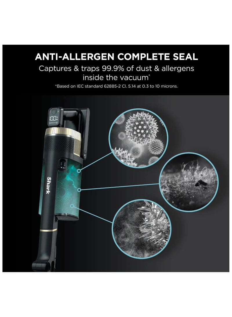 Shark - Stratos Cordless Stick Vacuum Cleaner With Anti Hair Wrap Plus And Clean Sense IQ, Single Battery, 1760 W IZ400MET Charcoal/Rose Gold - Image 1