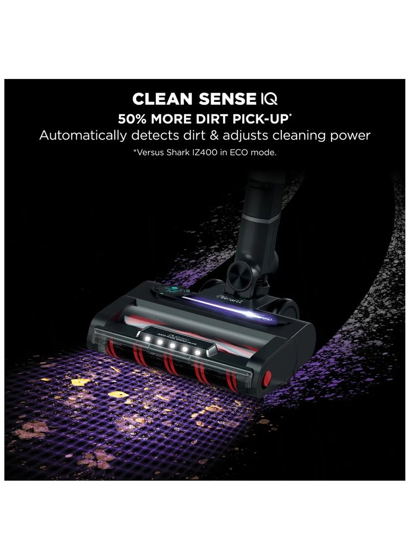 Shark - Stratos Cordless Stick Vacuum Cleaner With Anti Hair Wrap Plus And Clean Sense IQ, Single Battery, 1760 W IZ400MET Charcoal/Rose Gold - Image 1