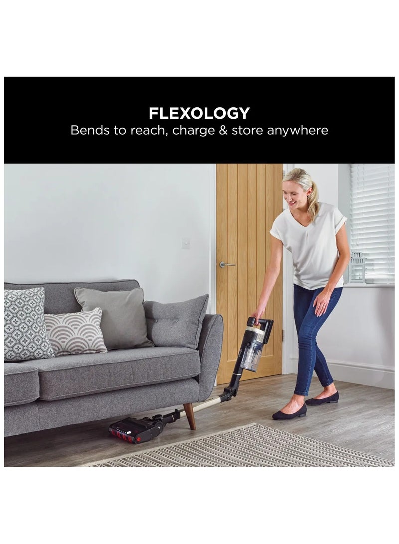 Shark - Stratos Cordless Stick Vacuum Cleaner With Anti Hair Wrap Plus And Clean Sense IQ, Single Battery, 1760 W IZ400MET Charcoal/Rose Gold - Image 1