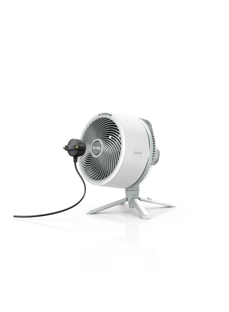 شارك FlexBreeze High-Velocity Fan, Hybrid Corded And Cordless Portable Cooling Fan, Indoor And Outdoor, With Remote Control, Adjustable Tilt, UV And Water-Resistant, Powerful And Quiet, 1760 W FA220ME White  - Image 5