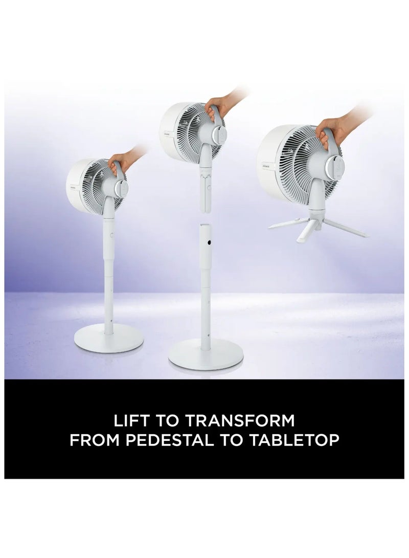 Shark - FlexBreeze High-Velocity Fan, Hybrid Corded And Cordless Portable Cooling Fan, Indoor And Outdoor, With Remote Control, Adjustable Tilt, UV And Water-Resistant, Powerful And Quiet, 1760 W FA220ME White - Image 1