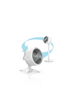Shark FlexBreeze High-Velocity Fan, Hybrid Corded And Cordless Portable Cooling Fan, Indoor And Outdoor, With Remote Control, Adjustable Tilt, UV And Water-Resistant, Powerful And Quiet, 1760 W FA220ME White  - Image 4