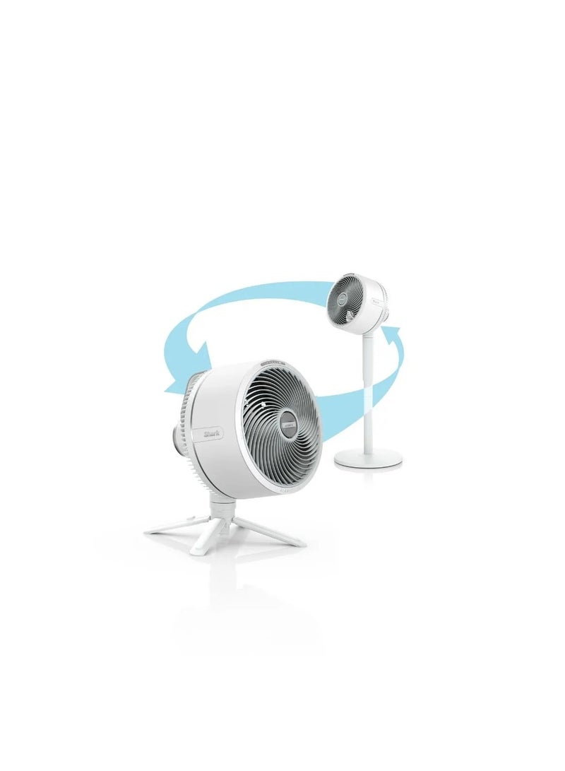 شارك FlexBreeze High-Velocity Fan, Hybrid Corded And Cordless Portable Cooling Fan, Indoor And Outdoor, With Remote Control, Adjustable Tilt, UV And Water-Resistant, Powerful And Quiet, 1760 W FA220ME White  - Image 4