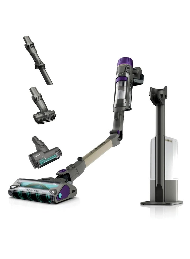 Shark PowerDetect Clean And Empty Cordless Pet Vacuum Cleaner, 70 Minutes Run-Time, 1760 W IP3251MET Mocha Grey/Brass  - Image 1