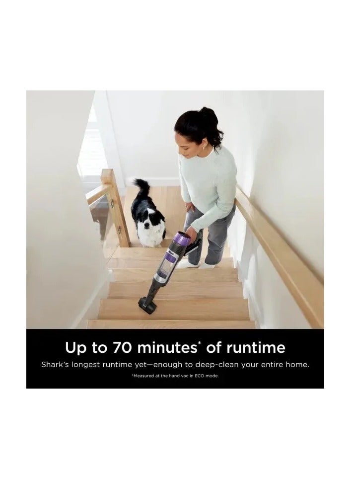 Shark - PowerDetect Clean And Empty Cordless Pet Vacuum Cleaner, 70 Minutes Run-Time, 1760 W IP3251MET Mocha Grey/Brass - Image 1
