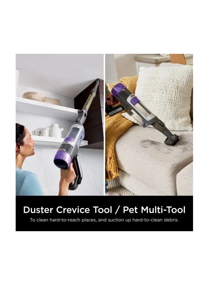 Shark - PowerDetect Clean And Empty Cordless Pet Vacuum Cleaner, 70 Minutes Run-Time, 1760 W IP3251MET Mocha Grey/Brass - Image 1
