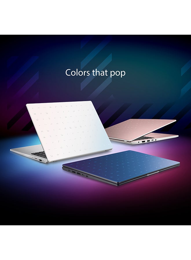 ASUS - Vivobook Go 15 Laptop With 15.6 Inch Full HD (1920X1080) Display 60Hz,Intel Celeron N4500 Processor/4GB RAM DDR4/128GB SSD/Intel HD Graphics/Windows 11 Home English/Arabic Dreamy White - Image 1