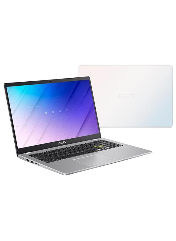 ASUS Vivobook Go 15 Laptop With 15.6 Inch Full HD (1920X1080) Display 60Hz,Intel Celeron N4500 Processor/4GB RAM DDR4/128GB SSD/Intel HD Graphics/Windows 11 Home English/Arabic Dreamy White - Image 1